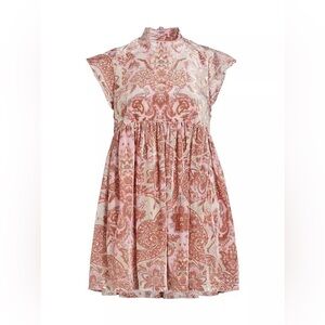 FREE PEOPLE All The Time Velvet Mini Dress S